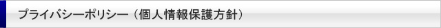 プライバシーポリシー （個人情報保護方針）